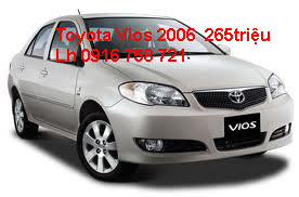 Thanh lý gấp Toyota Vios 2006 chỉ 265 triệu